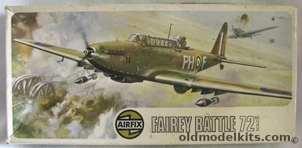 Airfix 1/72 TWO Fairey Battle RAF or Belgian Air Force, 02029-7 plastic model kit